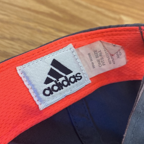 Adidas Climalite Hat Cap Women’s One Size Adjustable Strap Gray and Pink 90266 - Picture 9 of 12